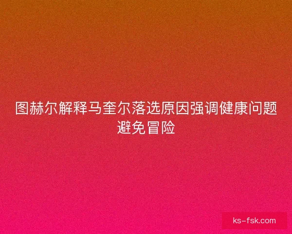 图赫尔解释马奎尔落选原因强调健康问题避免冒险 图赫尔解释马奎尔落选原因强调健康问题避免冒险